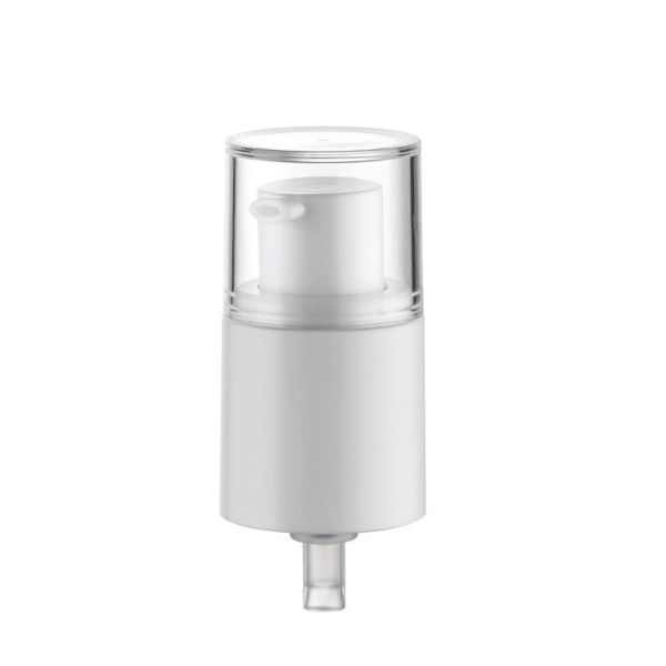 JL-CC102B Matt Aluminum Cosmetic Cream Pump 0.5CC 0.23CC Spring Outside 20/410