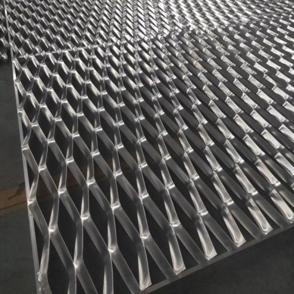 Anodized Expanded Aluminium Mesh Sheets 4 Feet*8 Feet For Facade Cladding