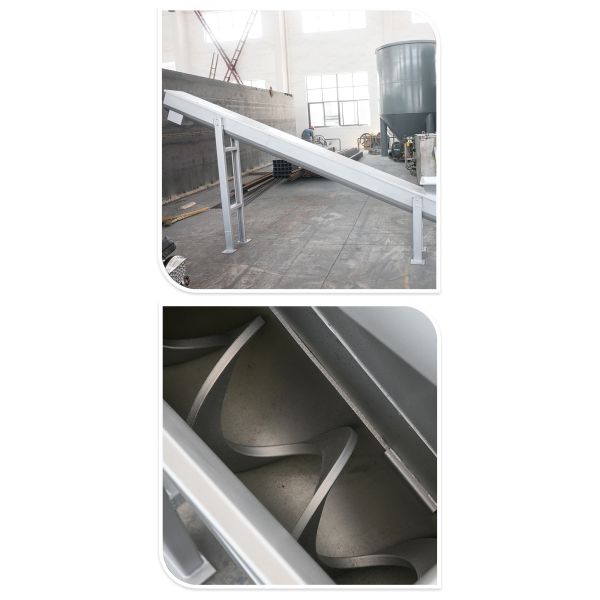 Stainless Steel Shaftless Screw Conveyor For Powder Grain Spiral Conveyor