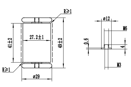 High Voltage Sandblasting Mandrel Capacitor 27KV Charged Display Device Insulator Capacitor