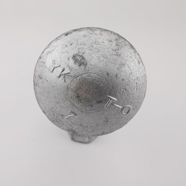 Hot Dip Galvanized Step Bolt with two hex nuts for tower application