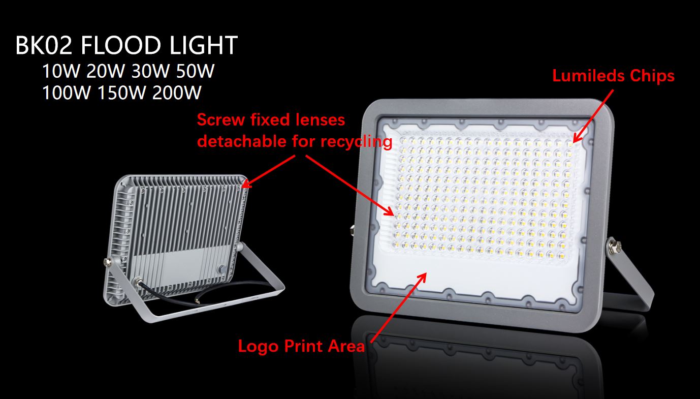 Света потока СИД Alu PF0.9 SMD2835 на открытом воздухе, 100lm/W привели свет потока сада