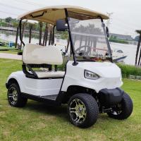 Plein d' énergie 2 + 2 sièges Roux Off-Road Golf Car Car Electric Drive Traverse en douceur des paysages complexes
