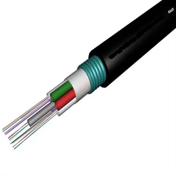 48 cœurs câble à fibre optique blindé extérieur GYTS GYTZS câble à fibre optique à mode unique