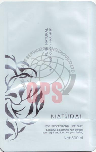 Laminated Stand Up Plastic Pouches PET / AL / PE For Packing Hair Mask