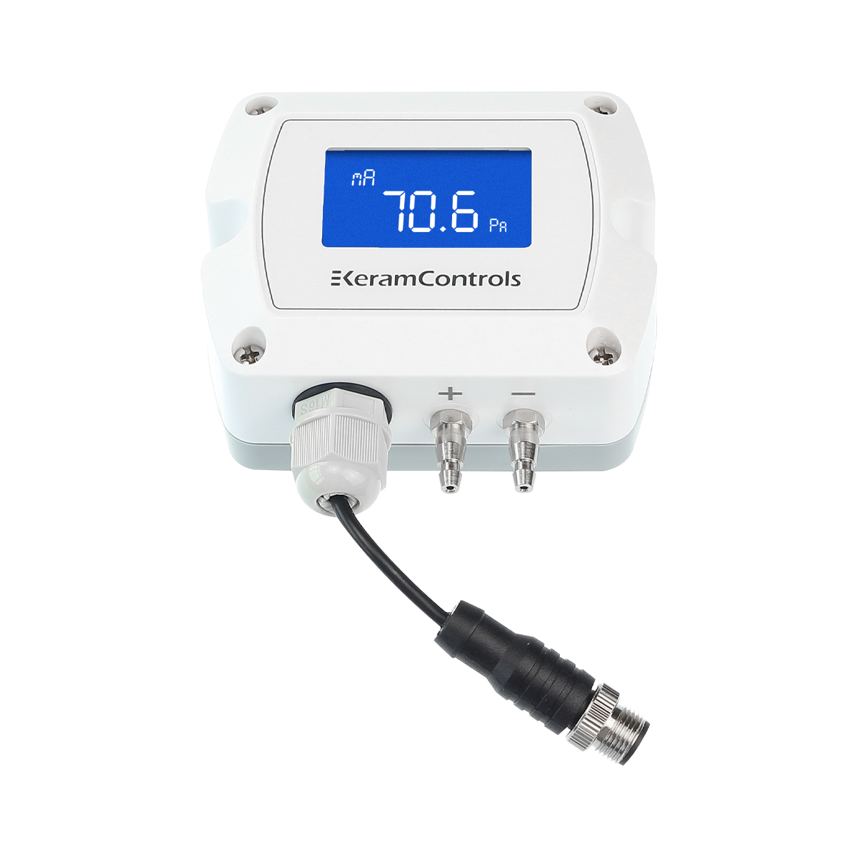 KDP210AC Differential Pressure Transmitter with IP65 Protection, LCD Display,