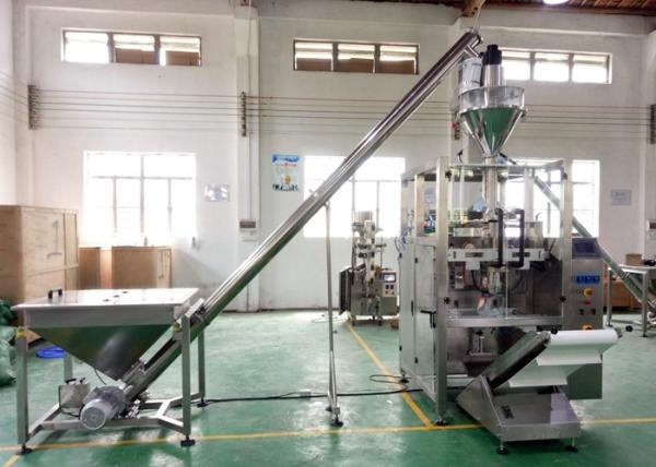 Máquina de embalagem automática do pó de lavagem que dosa pelo enchimento do eixo helicoidal feito de 304 de aço inoxidável