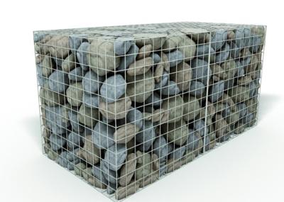 O PVC sextavado verde da caixa 2m-6m de Gabion revestiu a rede de arame de Gabion