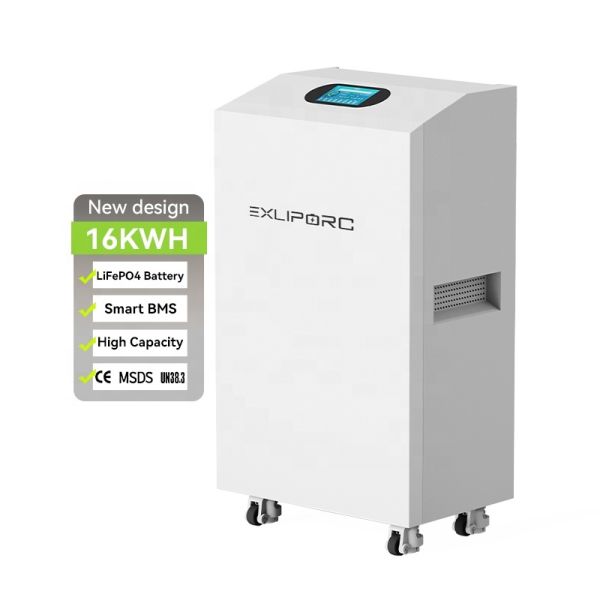Touchscreen 51.2V LiFePO4 Lithium Battery Pack with 8000 Times Cycle Life and Wall-Mounted Design for Home Power Supply