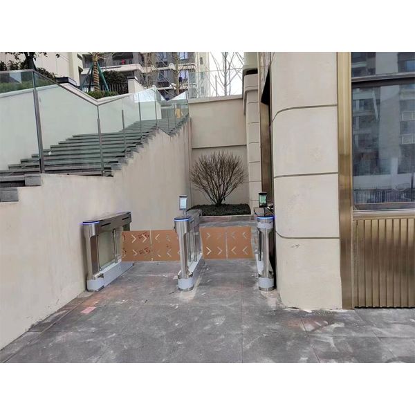 Fast Passing Swing Turnstile Access Gate , IC Card Access Control Turnstile Gate For Campus Entrances