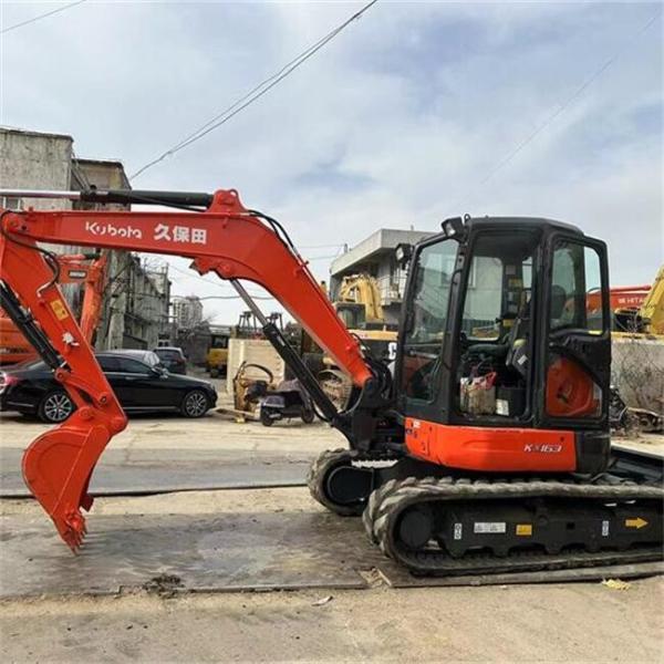 KX163-5 Second Hand Kubota Diggers 5000KG Used Small Excavator