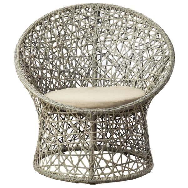 Rust Proof Aluminum Frame Egg Shaped Outdoor Rattan Patio Chairs