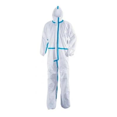 Microporous Protection Disposable Protective Suit , Disposable Work Suits Eco Friendly