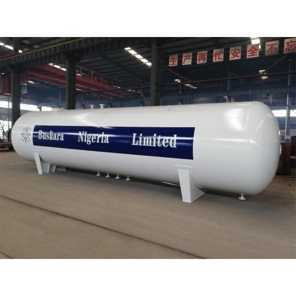 Horizontal LPG Bullet Storage Tank / LPG Truck Tanker For Bottling Plants