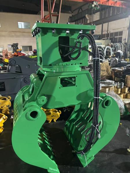 600mm Jaw Excavator Hydraulic Shear Rotating Grapple 430kg ODM
