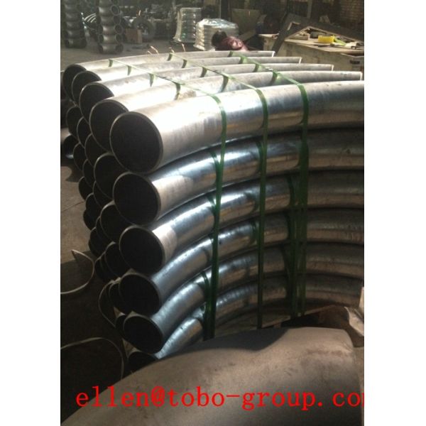 API MSS JIS DIN 90 Degree Carbon Steel Pipe Elbows Black 1.5D - 10D R