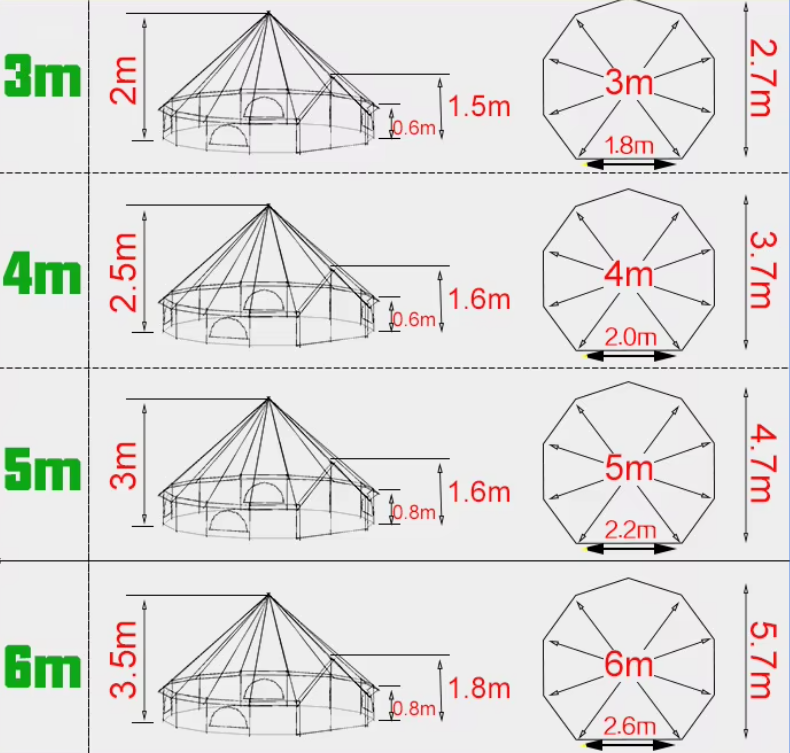 Customized Canvas Inflatable Mountain Tent Hotel Tent For Camping Outdoor