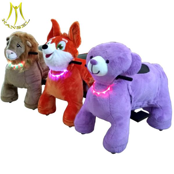 Hansel animal motorized scooter from china and baby rides on animal with coin operated animals ride