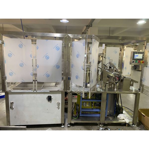Automatic Plastic Syringe Filling and Plugging Machine for Liquid and Gel