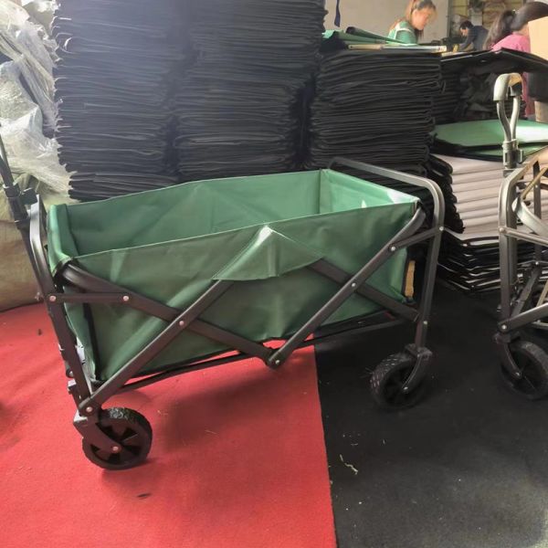 Roll Container Heavy Duty Wheel Outdoor Folding Wagon Cart for Camping and Travelling