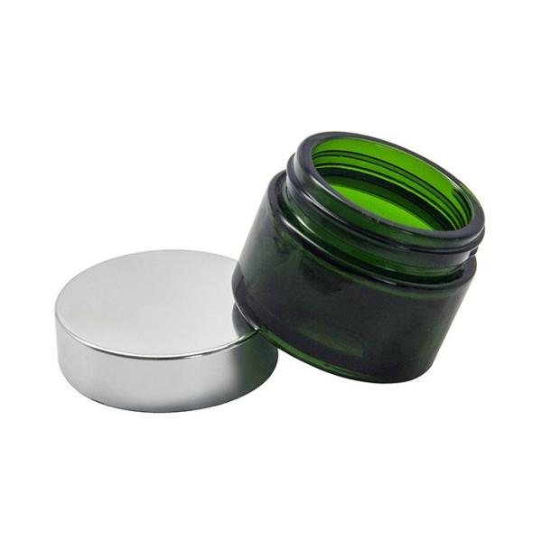 Clear Amber Frosted Glass 5g Cosmetic Glass Jars