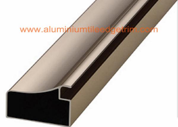 Customized Aluminium Cabinet Door Profiles , Aluminium Profile For Kitchen Cabinets