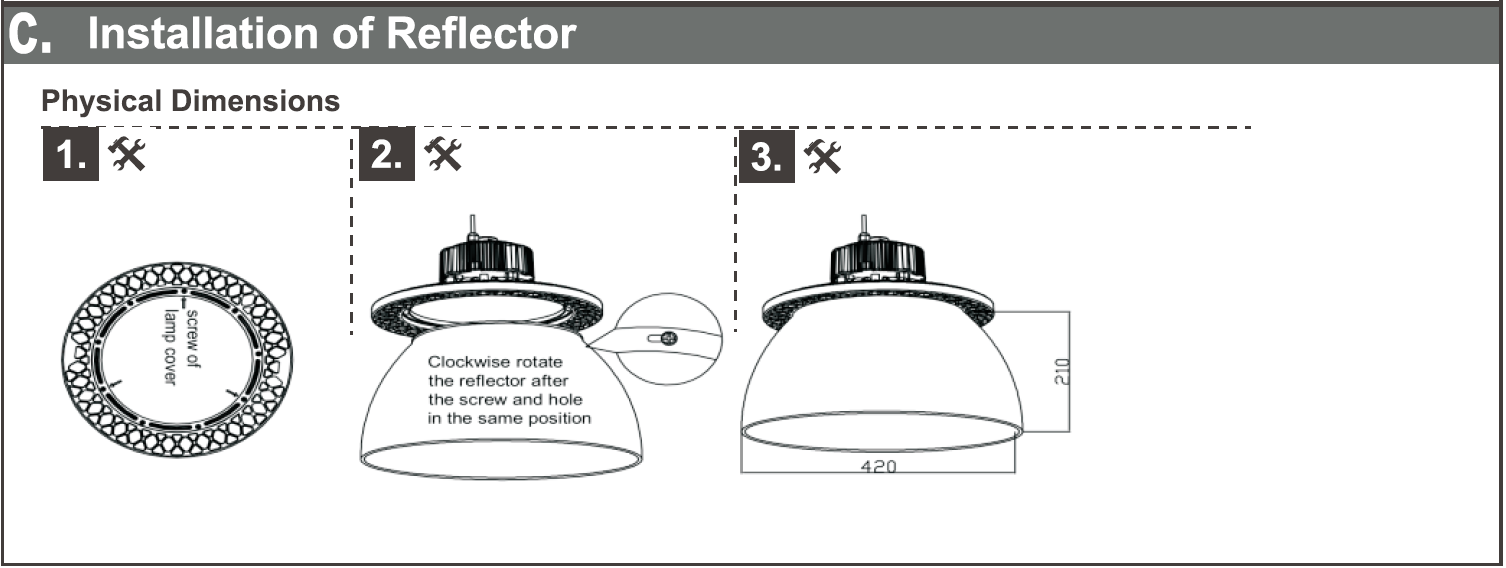 Ватт 2020 света 240 залива СИД UFO прибытия промышленный высокий IP65 с эффективностью 140LPW