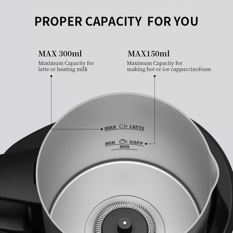 Белое молоко Frother 200W 4 эспрессо в 1, автоматический электрический создатель пены кофе