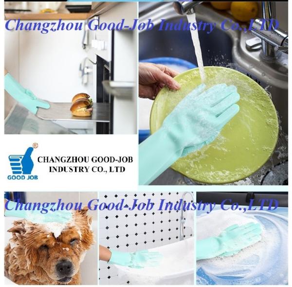 Eco Friendly BPA Free Silicone Dishwashing Protective Work Gloves