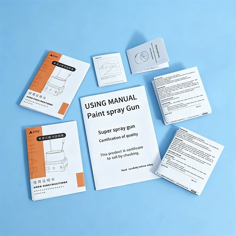 Instruction Manual Booklets With Multi-Panel Folding For Consumer Electronics