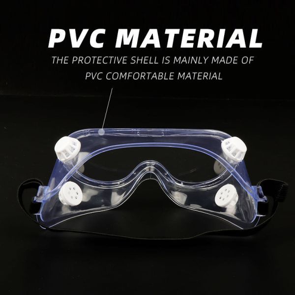 Clear Medical Protective Goggles Anti Saliva Fog High Transparency Customized Size