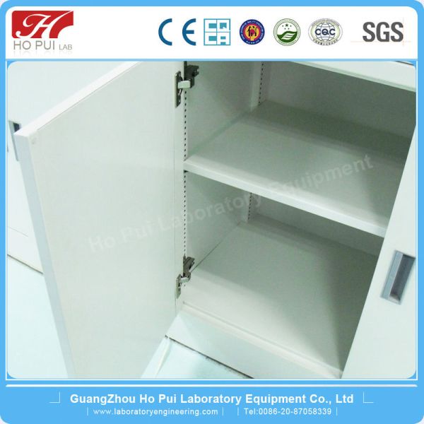 Floor Standing Pharmacy Medicine Cabinet with Aluminum And Wood