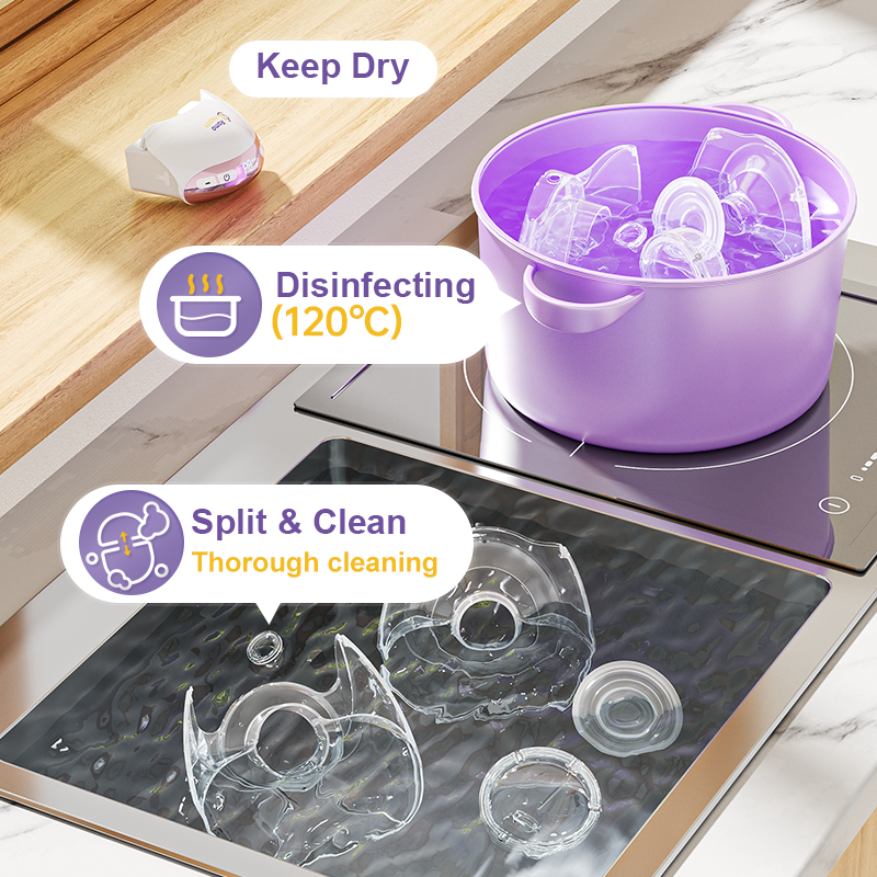 Rechargeable Breastfeeding Express Pump Nipple Milk Expression For Nursing Mothers
