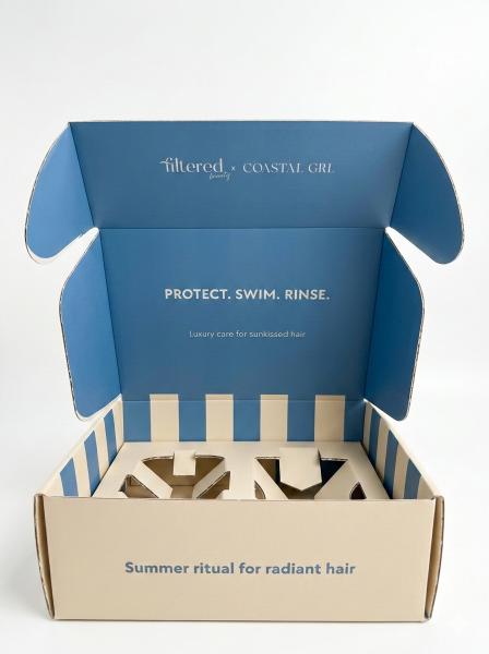 Custom printed corrugated cardboard box with vibrant color options and smooth finish enhancing visibility during transit