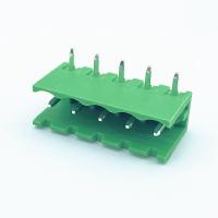 5,0 blocos de terminais Pluggable masculinos do parafuso do PWB do passo de 5.08mm