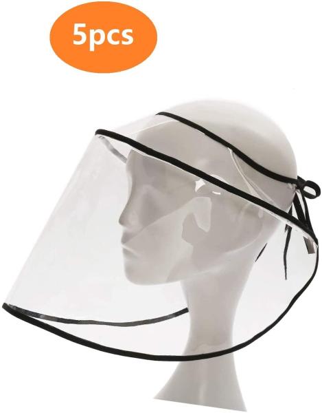 Clear Reusable Face Shield , Anti Fog Face Shield For Full Facial Protection