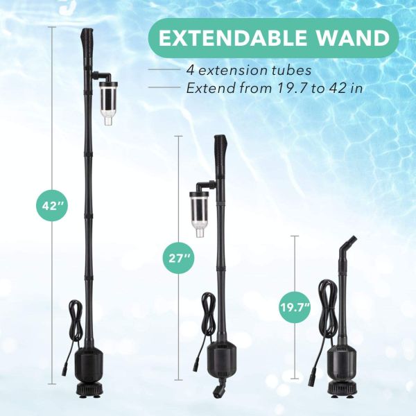 12V DC Aquarium Gravel Cleaner