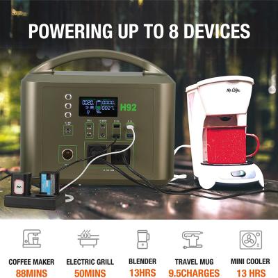 Outdoor Power Supply Lithium Ion Battery 1.5kw Portable Energy Storage