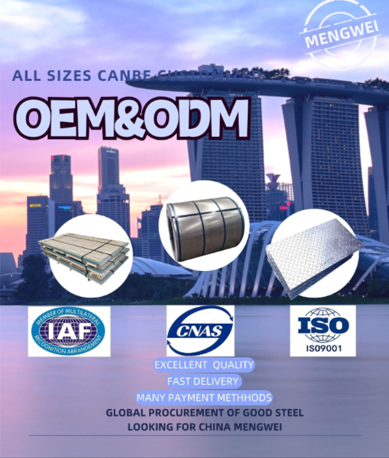 Customizable 40g/m2 Zinc Layer Mid Hard Galvanized Pattern Steel Plate 1.5*1250mm