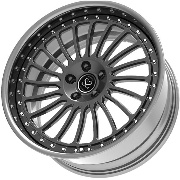 оправа 19 дюймов выковала алюминиевое колесо алюминия автомобиля пробелов колеса