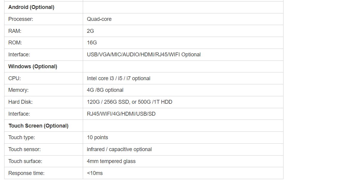 4G Outdoor Digital Display Advertising 55 Inch High Brightness Waterproof IP65