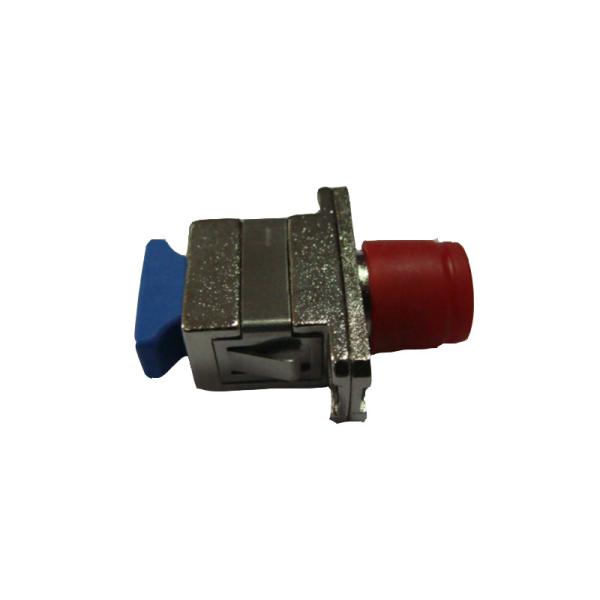 PVC / metal Fc To Sc Fiber Adapter 1000 times Durability Simplex Shutter