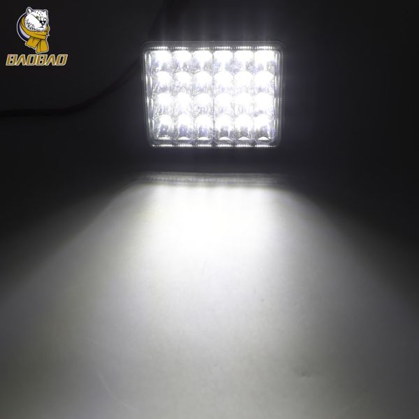 Car Universal Offroad 12V LED Work Lights 3 4 5 8 Inch White 48W