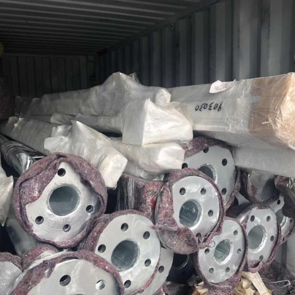 15-60m Tubular Steel Tower Galvanized Self Supporting Antenna