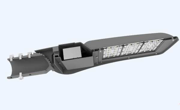 180W Street Light LED Shoebox Parking Lot Area Light With Photocell Sensor 10KV