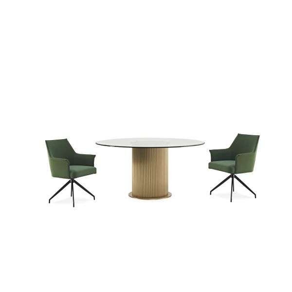 Italian Modern Minimalist Glass Top Dining Table Modern New Design Luxury Tempered Glass Mirrored Dining Table for Room