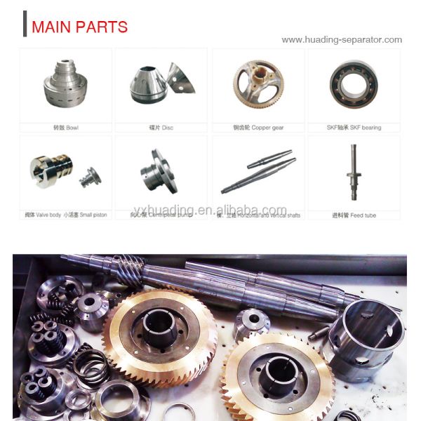 220V - 480V Biodiesel Separator Machine Disc Stack Centrifuge 300W