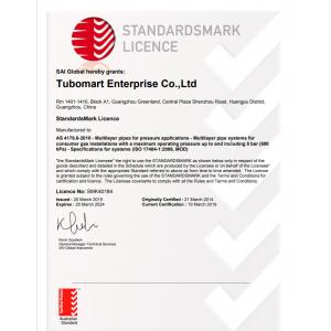 TUBOMART ENTERPRISE CO., LTD. Сертификации