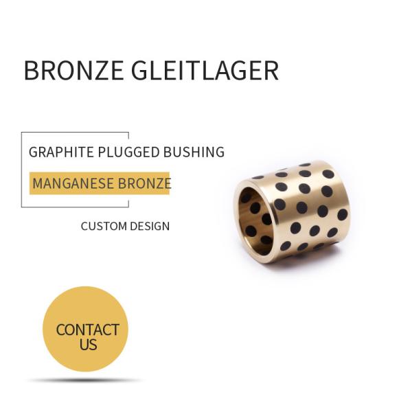C86300 SAE 430B Oilless Guide Bushes Manganese Bronze Graphite