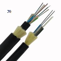 Extérieur aérien de HDPE aucun câble optique unimodal de fibre des noyaux ADSS en métal 12/24/36/48